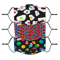 Happy Socks - Ochranná rouška ​​pro opakované použití (3-PACK)