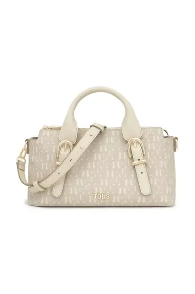 Kabelka Tous BUCKLES SILHOUETTE béžová barva, 2002201501