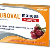 Uroval MANOSA + enzymy 30 tablet