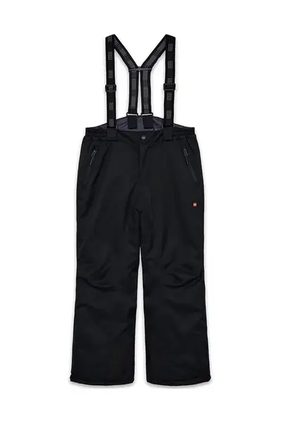 Dětské lyžařské kalhoty Lego černá barva