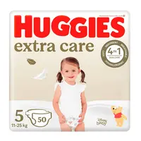Huggies Extra Care 5 11–25 kg dětské pleny 50 ks