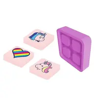 PIXIE CREW odznak s reflexním prvkem - Jednorožec