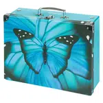 Skládací školní kufr Butterfly s kováním
