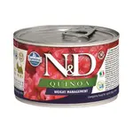 KONZERVY N&D DOG QUINOA MANAGEMENT HUBNUTÍ 140g
