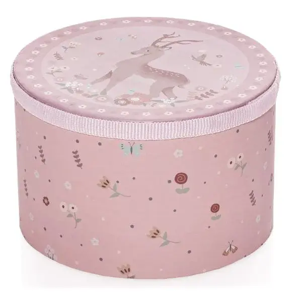 Dřevěný dětský bubínek, Pink