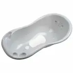 MALTEX Vanička Zebra 100 cm se špuntem a protiskluzovou podložkou - grey