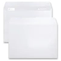 Bílá obálka Clairefontaine - C5, samolepicí, bez okénka