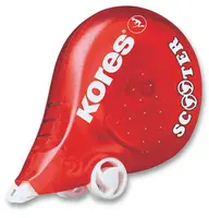Korekční strojek Kores Scooter - 4,2 mm x 8 m, červený