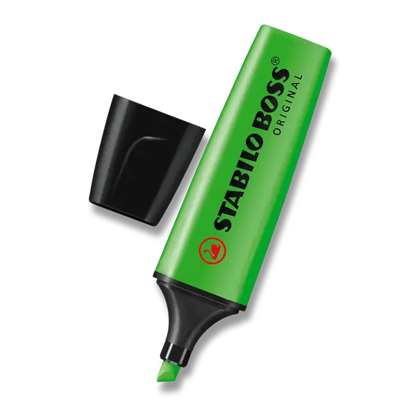 Zvýrazňovač STABILO BOSS ORIGINAL - zelený
