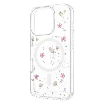 Zadní kryt FIXED MagBloom s podporou MagSafe pro Apple iPhone 16, blush plum