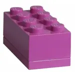 LEGO® mini box 8 - růžová 46 x 92 x 43 mm
