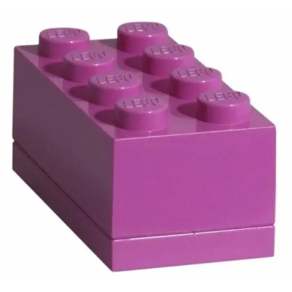 LEGO® mini box 8 - růžová 46 x 92 x 43 mm