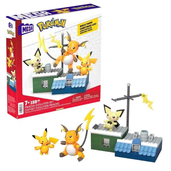 Pokémon MEGA Construction Set Pikachu Evolution Set
