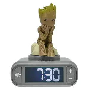 Budík s nočním 3D světlem Groot