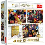 Trefl Puzzle Harry Potter, Harry Potter, Ron, Hermiona 3v1 400 + 500 + 600 dílků