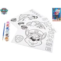 Paw Patrol sada obrázků malování podle čísel v papírové kartě