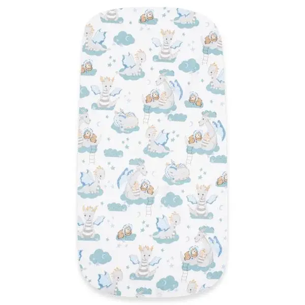 Bavlněné prostěradlo do kočárku New Baby Dráček 35x75 cm