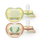 Philips Avent Dudlík Ultra air noční 0-6m neutrální 2ks
