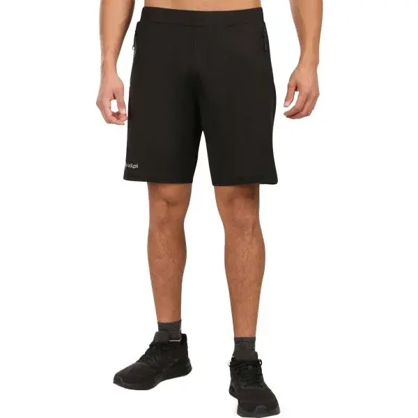 KILPI NANTES Pánské fitness šortky, černá, velikost XXXL