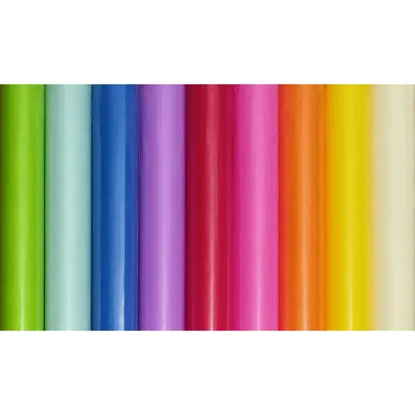 Dárkový balicí papír Sadoch Kraft Light - 2 x 0,7 m, mix barev