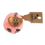 Dvěděti Dřevěná klíčenka pompon Prase