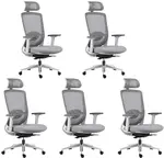 MERCURY 5PACK Kancelářská židle ARTEA šedá (5ks)