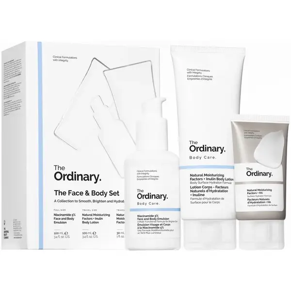 The Ordinary The Face & Body Set dárková sada na tělo a obličej