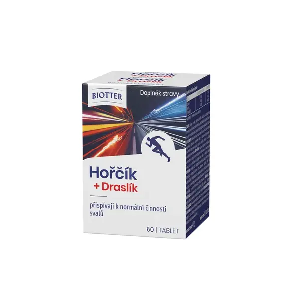 Biotter Hořčík + Draslík Tbl.60