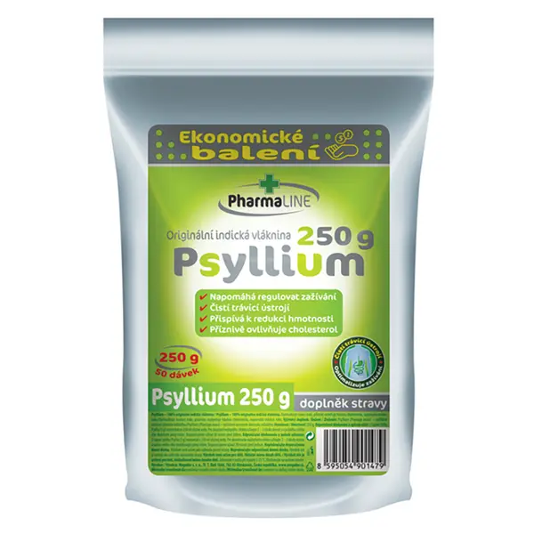 PHARMALINE Psyllium vláknina ekonomické balení 250 g
