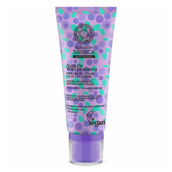 NATURA SIBERICA Blueberry Siberica Krémová pěna na čištění pleti 100 ml