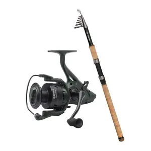 Dam prút iconic2 backbone tele 2,4 m 30-80 g + navijak quick iconic free spool reel 4000 fd