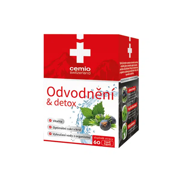 Cemio Odvodnění &amp; detox, 60 kapslí