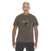 Bushman Pánské tričko Dakar, tmavě hnědé XL
