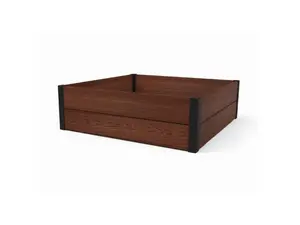 Vyvýšený záhon KETER Maple Square Brown