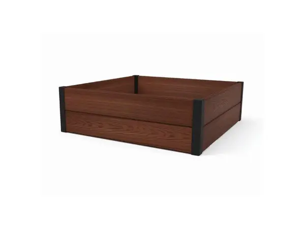 Vyvýšený záhon KETER Maple Square Brown
