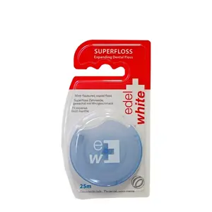 EDEL+WHITE Dentální nit Superfloss Expandující dentální nit 25 m