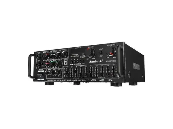 Zesilovač, rádio, bluetooth, přehrávač MP3 Sunbuck AV-MP326BT