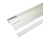 AL profil Stair pro LED pásky, s plexi, 2m