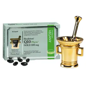 PHARMA NORD Bioaktivni Q10 Phyto Gold 100mg 60 kapslí