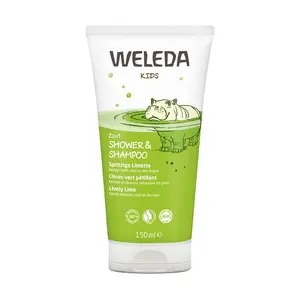 WELEDA 2v1 Sprchový krém a šampon veselá limetka 150 ml