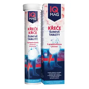 IQ MAG Křeče grapefruit 20 šumivých tablet