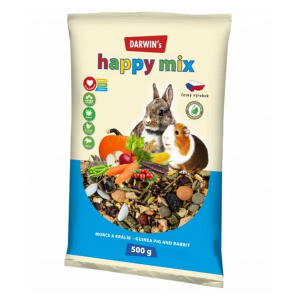 DARWIN'S Morče králík happy mix 500 g