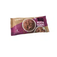 SCHNITZER Muffiny tmavá čokoláda BIO 2 kusy
