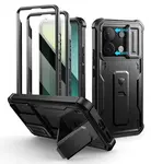 Dexnor 360 Kickstand Camprotector obal Xiaomi Redmi Note 13 Pro 5G / Poco X6, černý