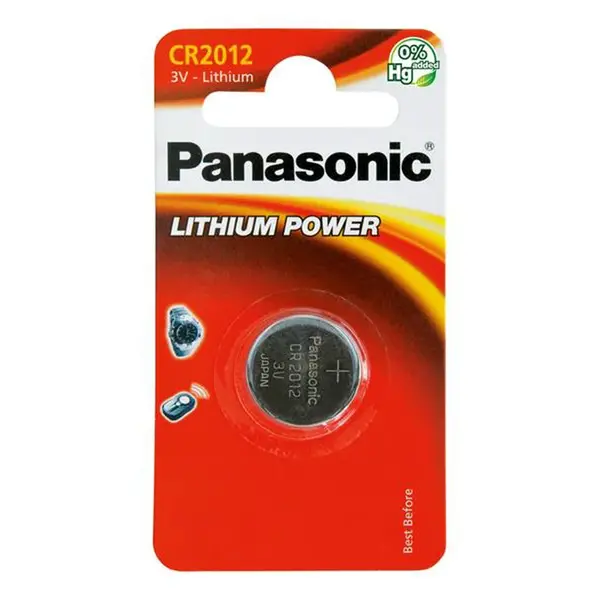 Baterie CR2012 PANASONIC lithiová 1ks / blistr