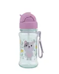 SKIP HOP Lahev s brčkem 355ml Besties Squad Kočička 12m+