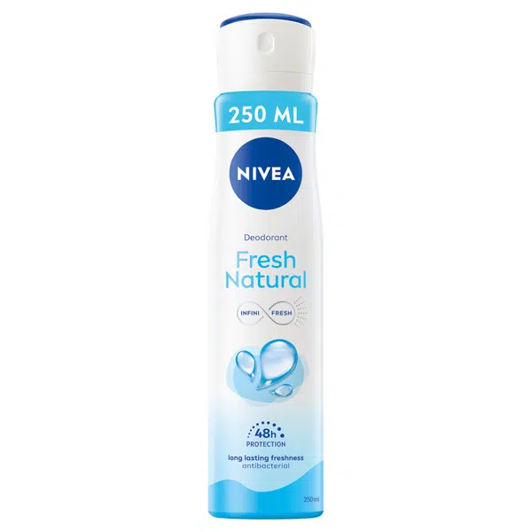 NIVEA Sprej Antiperspirant Fresh Natural 250 ml
