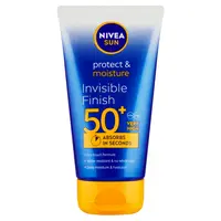 NIVEA Sun Protect & Moisture Opalovací mléko Invisible SPF 50+ 150 ml