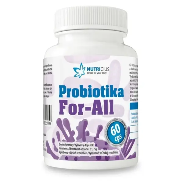 NUTRICIUS Probiotika for-all 60 kapslí