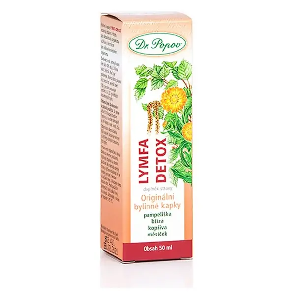 DR. POPOV Kapky bylinné Lymfa Detox 50 ml